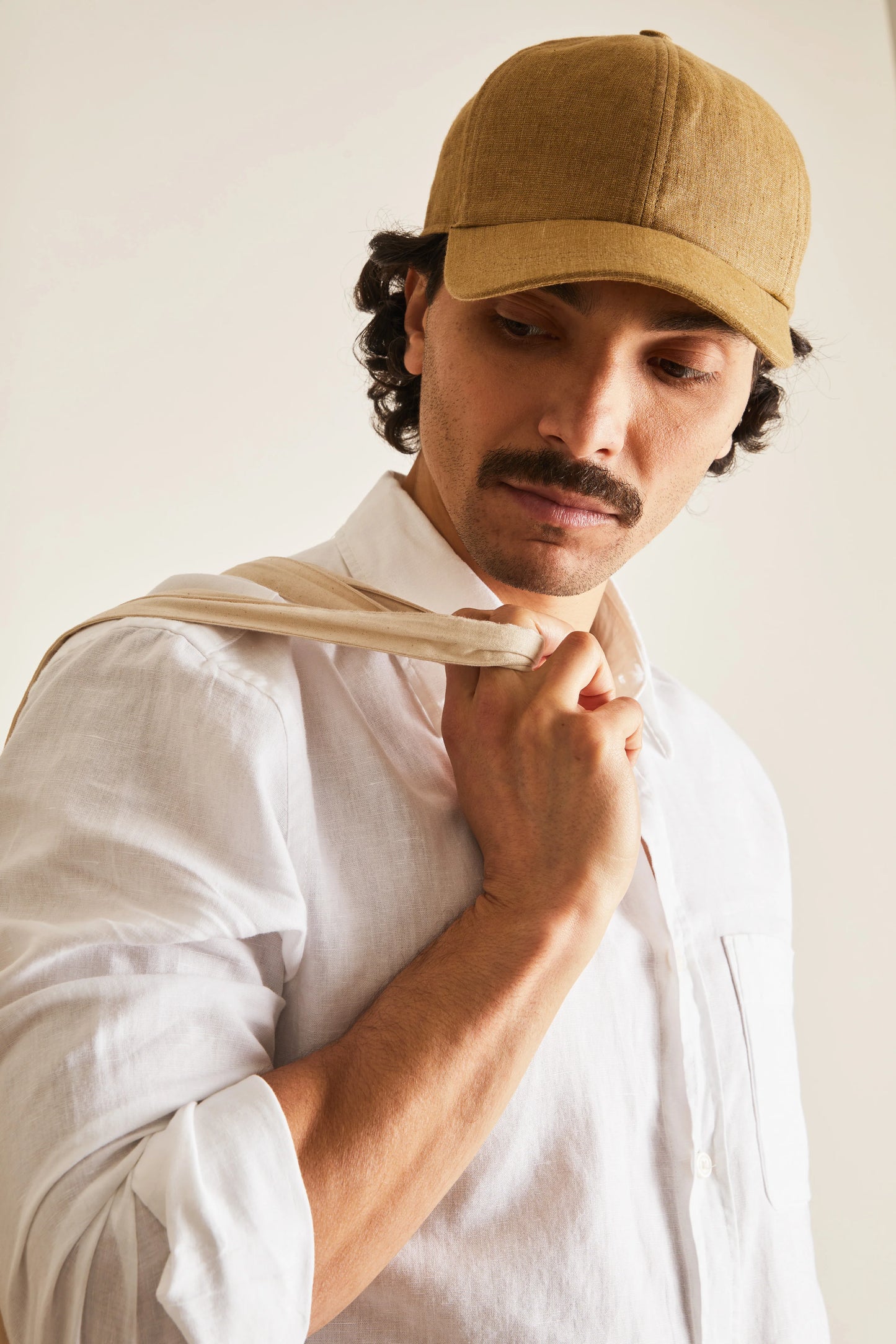 Casquette Coton-Lin Brun – Style minimal & respirant