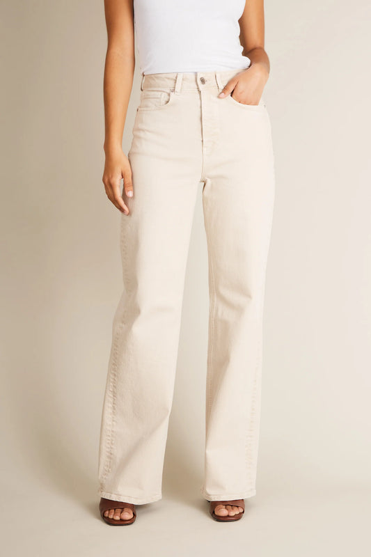 Smovy Jean Wideleg sable – Coton bio